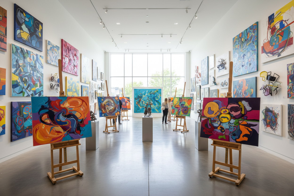 Showroom de arte moderno
